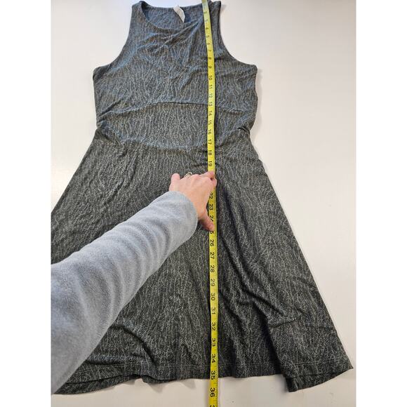 Athleta Santorini dress grey green modal EUC M sleevless summer comfortable - Picture 7 of 8